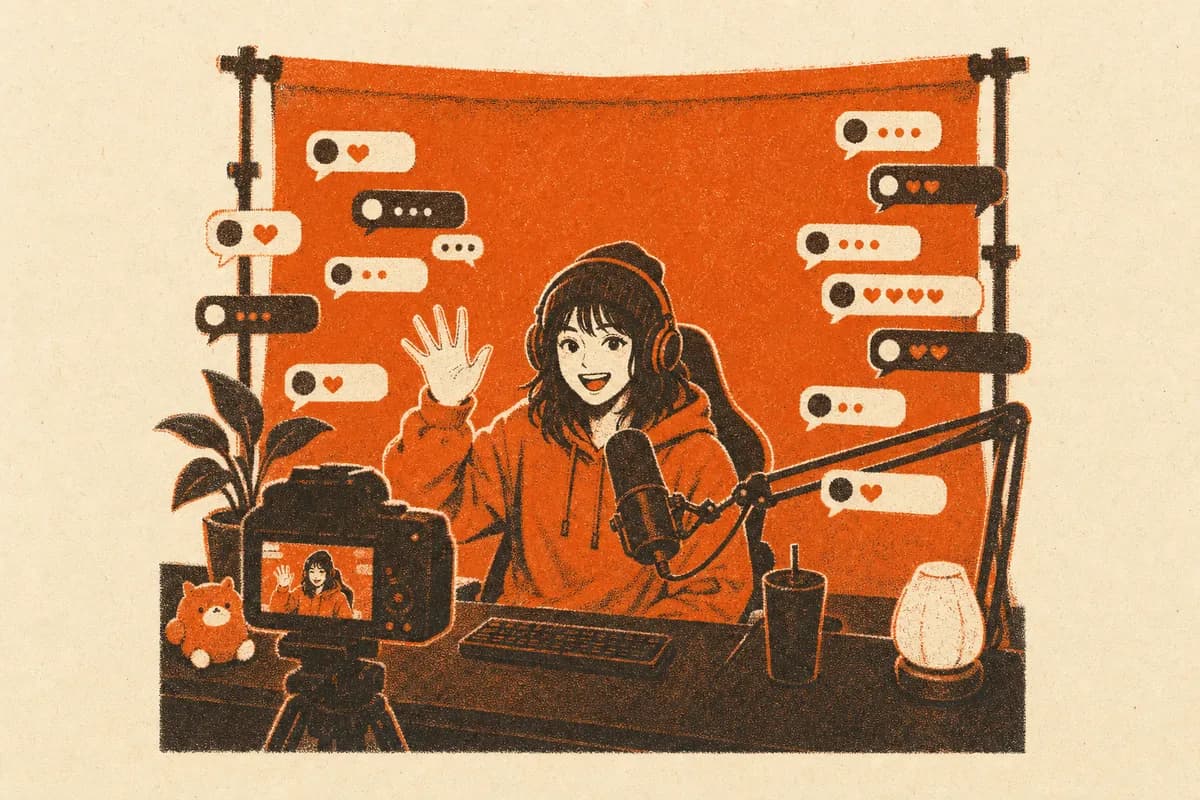 Ilustração: Chat ativo na live da Kick