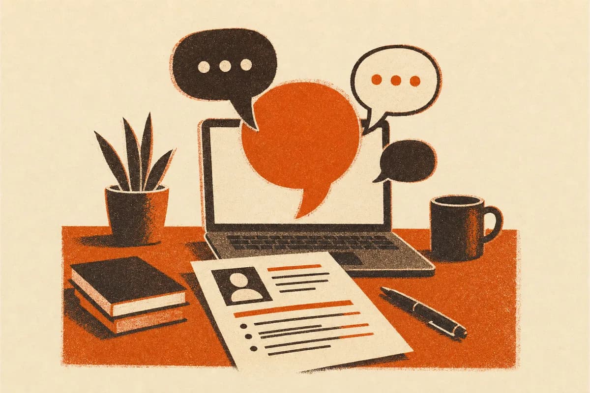 Ilustración: Comentarios para LinkedIn