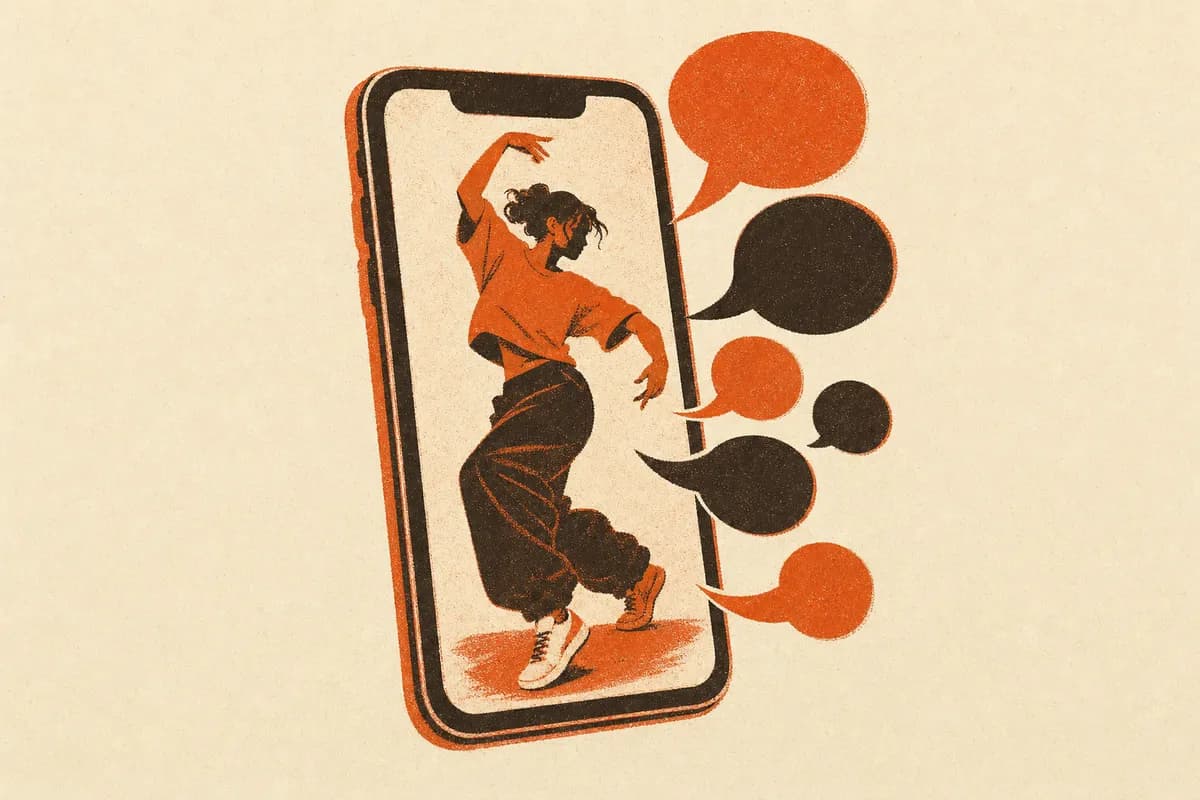 Ilustração: Comentários para TikTok