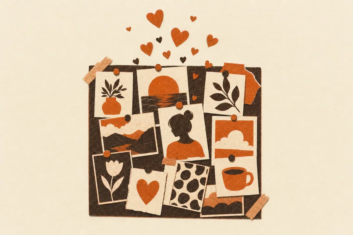 Ilustração: Curtidas no Pinterest