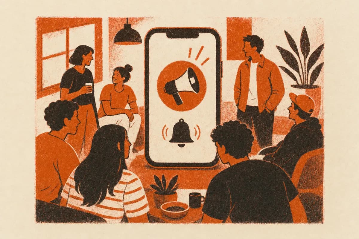 Ilustração: Membros no canal do WhatsApp