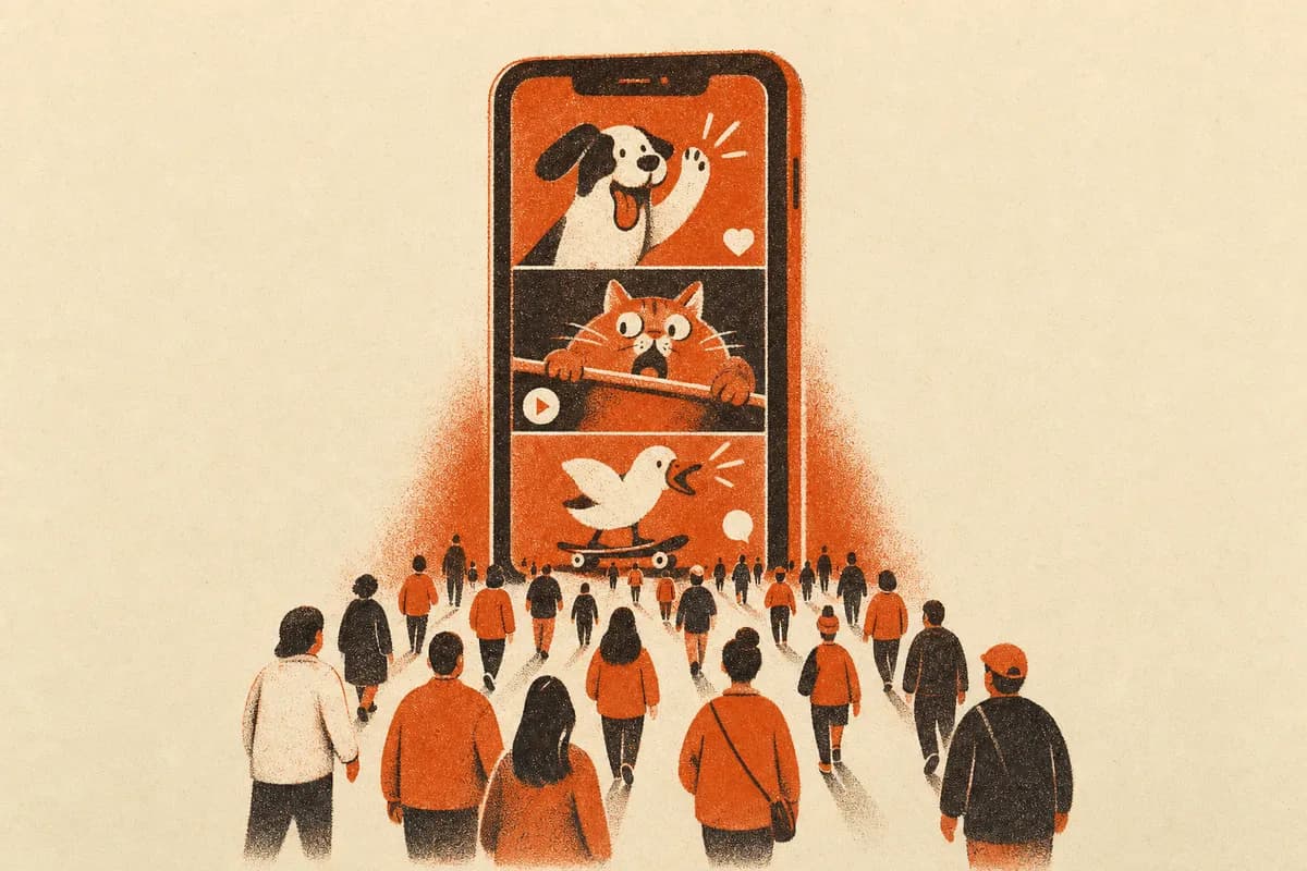 Ilustração: Seguidores para Kwai