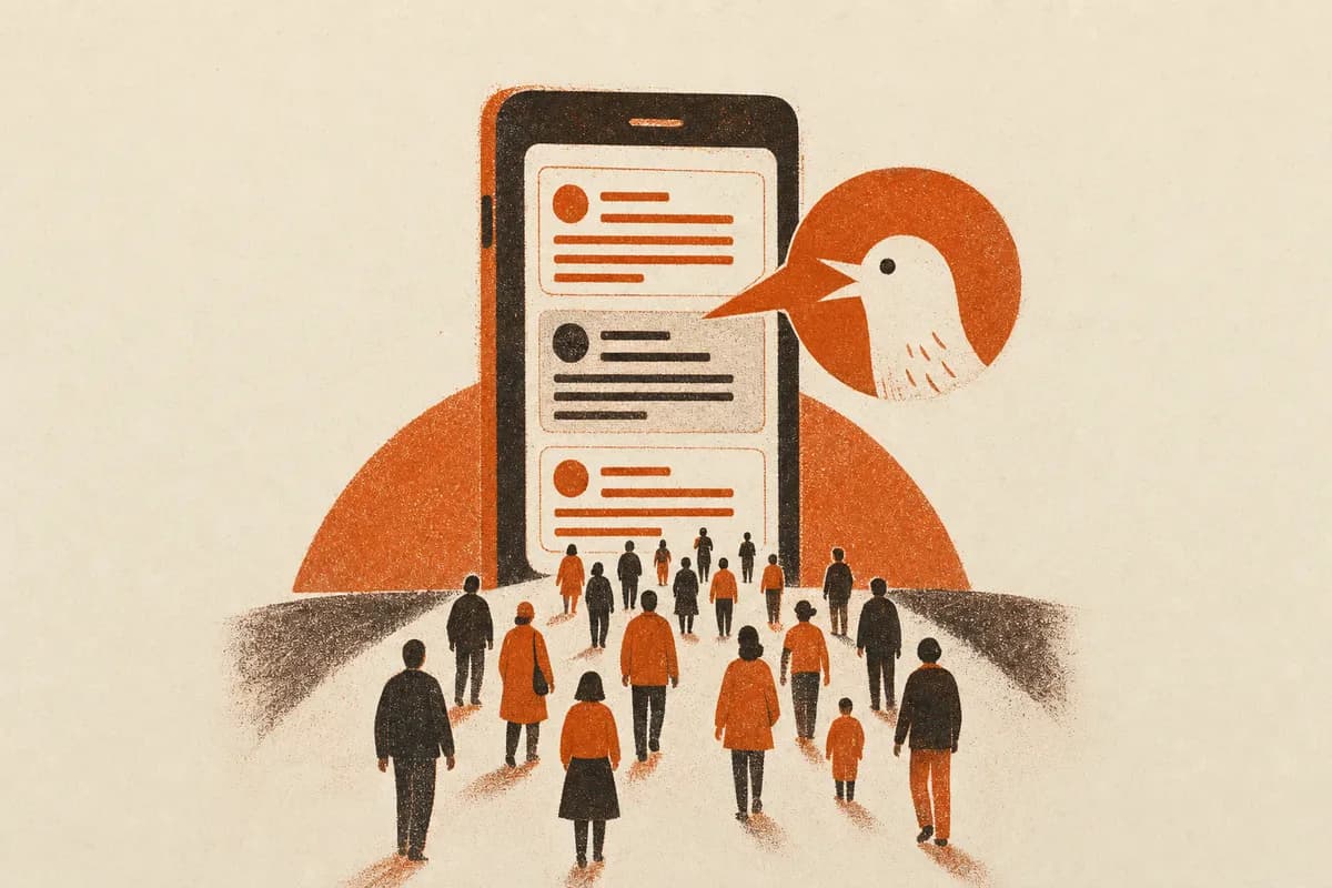 Ilustração: Seguidores para X (Twitter)