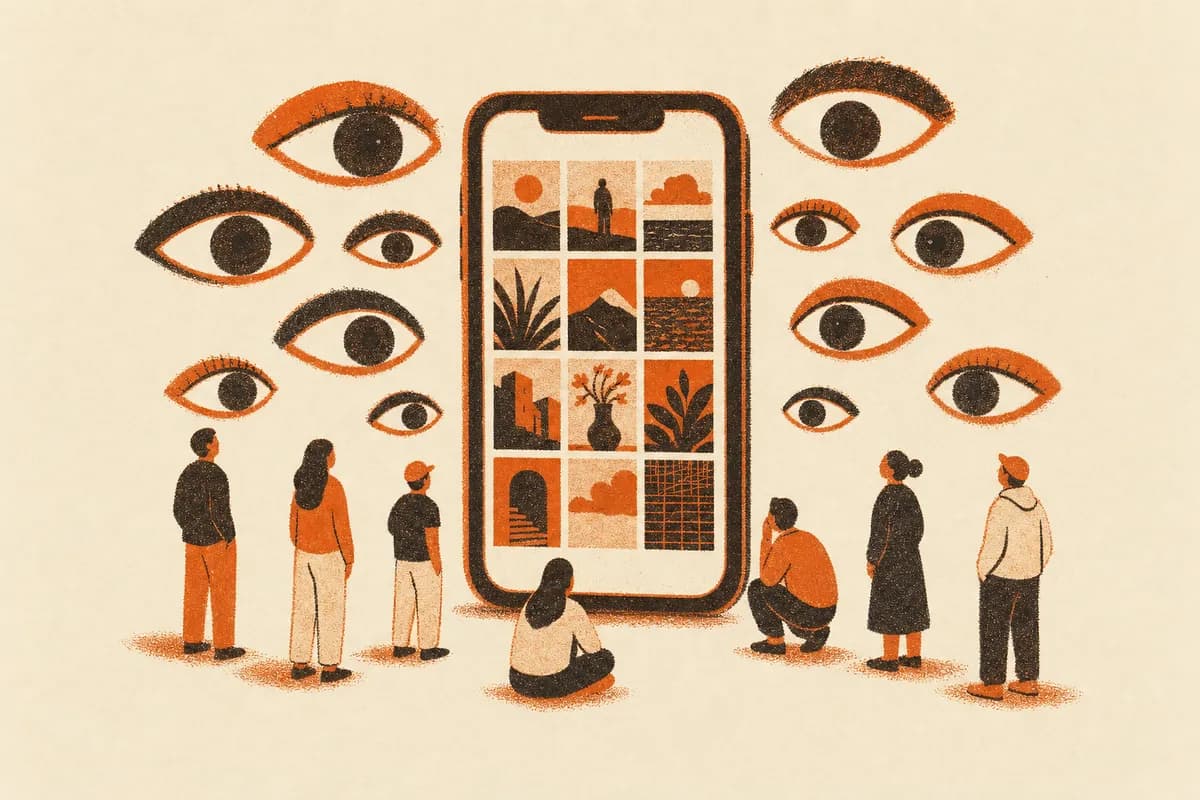 Ilustração: Visualizações para Instagram
