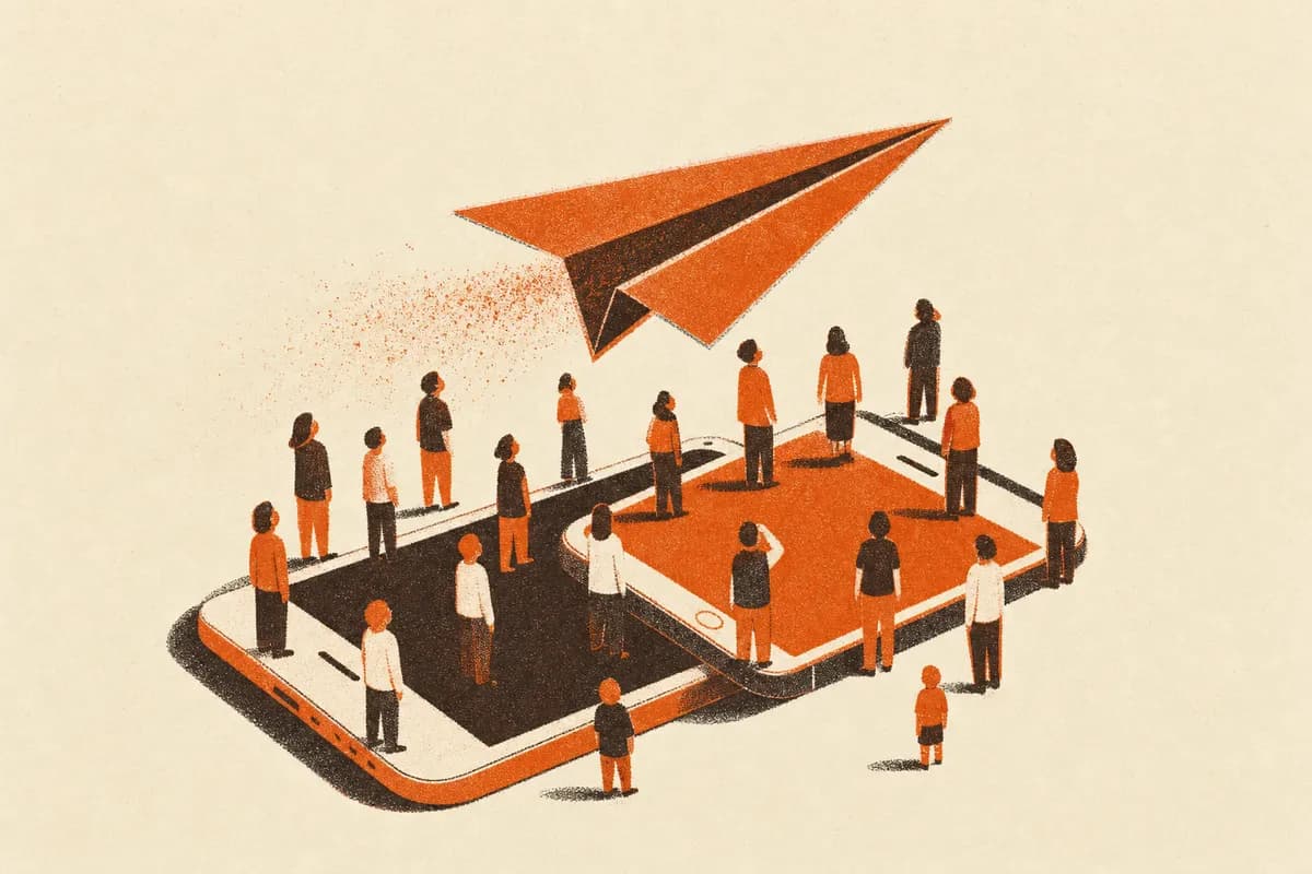 Ilustração: Visualizações no Telegram