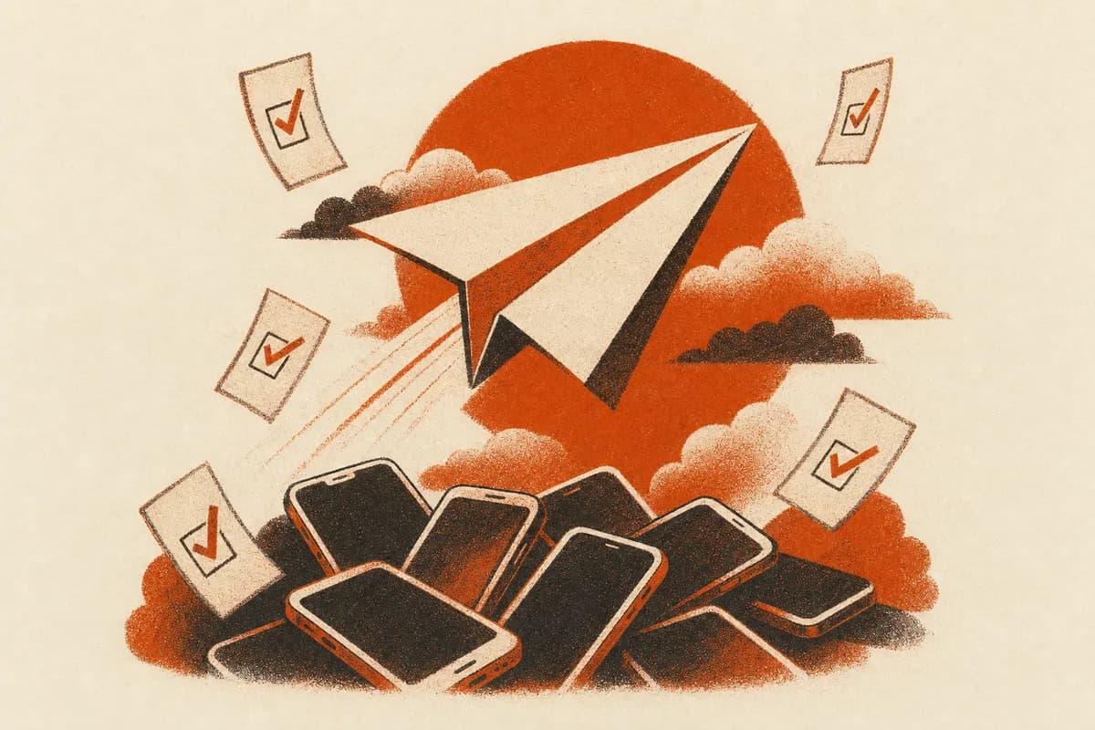 Ilustração: Votos em enquete do Telegram